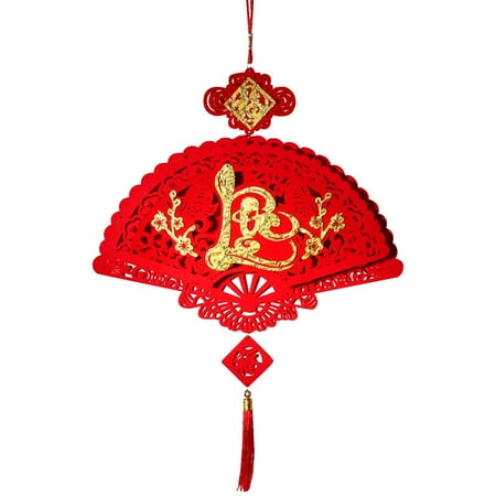 

FORYULIK Gift Chandelier Centerpieces for Wedding Table Year Of The Dragon Spring Festival Pendants Wall Hanging New Year Living Room Bow Pendants Festive