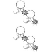 Key Chain Backpack Accessories Rings Witchy Home Decor Bag Hanging Pendant 4 Pcs