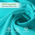 thumbnail image 5 of Scafild | 10ft Outdoor Patio Umbrellas with Solar Lights, 3 Tier Vented Large Market Table Umbrella with 8 Sturdy Ribs & 1.5" Pole UV Protection for Garden Deck Backyard Pool - Peacock Blue, 5 of 9