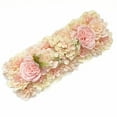 thumbnail image 2 of Artificial Flower Art Artificial Flower Panels Silk Flower Background Wedding Arch Background 3D Artificial Flowers Rose Panel Flower Wall Mat Rose Flower Panel, 2 of 9