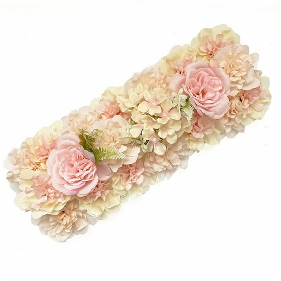 Fake Flowers Promotion Sale! Artificial Flower Art Artificial Flower Panels Silk Flower Background Wedding Arch Background 3D Artificial Flowers Rose Panel Flower Wall Mat Rose Flower Panel
