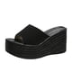thumbnail image 1 of Amzcrzy Zapatos de mujer,Zapatos de mujer,Zapatillas de mujer, Sandalias de playa transpirables con tacón Matsu, suela gruesa y tacón inclinado para mujer Sandalias Mujer Zapatillas De Casa, 1 of 6