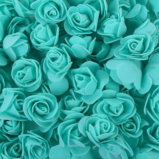 Artificial Rose Flower Heads,50pcs Foam Rose Fake Flower Heads Bulk for