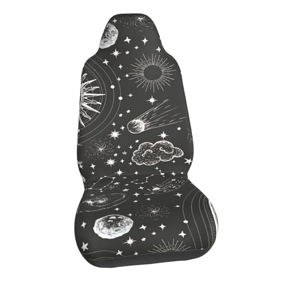 Sun And Moon Car Seat Covers Stretch Car Seat Protectors Universal Fit
