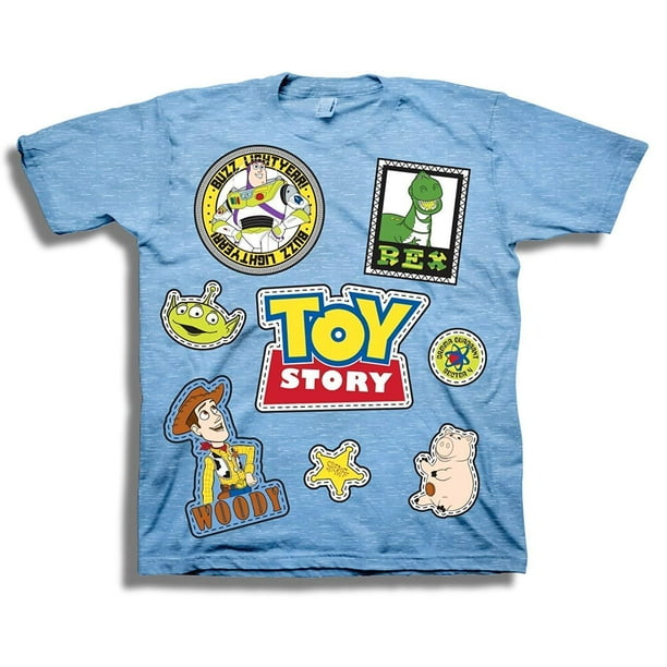 Disney Disney Pixar Toy Story Shirt Buzz Lightyear And Sheriff Woody Tee Toy Story T Shirt 3t Sky Blue Walmart Com Walmart Com