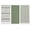 Sage Green, variant on Serafina Home Grey And White Kitchen Hand Dish Towels: Oversized 28" x 16", 100% Cotton Cloth Soft Cleaning Drying Absorbent Assorted Design, Set of 3 Multipurpose for Everyday Use
