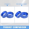 thumbnail image 6 of Unique Bargains 2 Pcs Car AC Vent Ring Cover Trim for Ram 1500 2019-2024 for Ram 2500 2020-2024 Aluminum Alloy Blue, 6 of 6