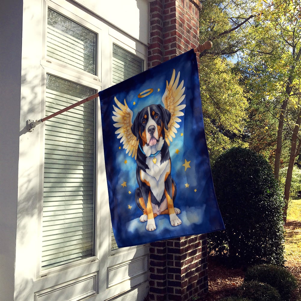 Greater Swiss Mountain Dog My Angel House Flag 28 in x 40 in