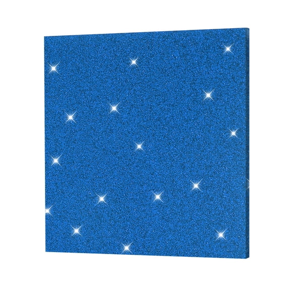Glitter Acrylic Sheets 1/8" Thick Plastic Sheets 12x12 Inch, Dark Blue