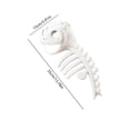 thumbnail image 4 of Dog Cat Pet Dinosaur Skeleton halloween Costume, Soft Plush T Rex Halloween Outfit with 3D Bone Hood for Medium Large Pets.6inx13.7in, 4 of 8