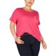 thumbnail image 1 of INC Camiseta adornada con bolsillo de diamantes de imitación para mujer, rosa, 1X, 1 of 1