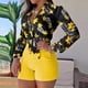 thumbnail image 1 of Ichuanyi liquidación mujeres set de dos piezas estampado con cuello en V tops sólido sólido traje informal ICHUANYI WER202308211173, 1 of 5