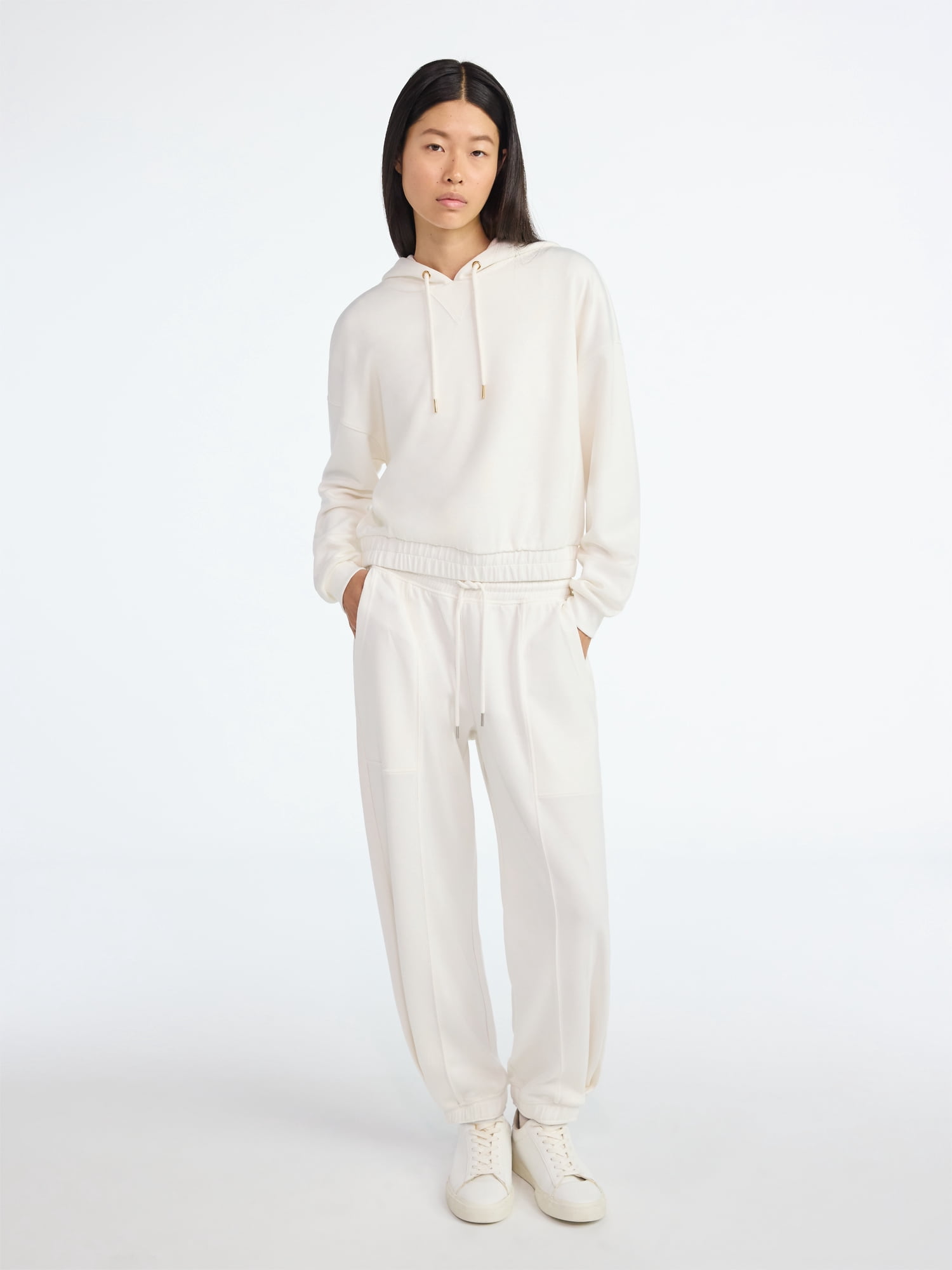 Scoop Women's and Women's Plus New Scubaknit Pullover Hoodie, Sizes XS-4X