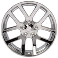 thumbnail image 1 of Partsynergy Replacement For 22" Rim Fits 2002-2010 Dodge Ram 1500 Chrome 22x10 20x8 Aluminum Wheel, 1 of 4