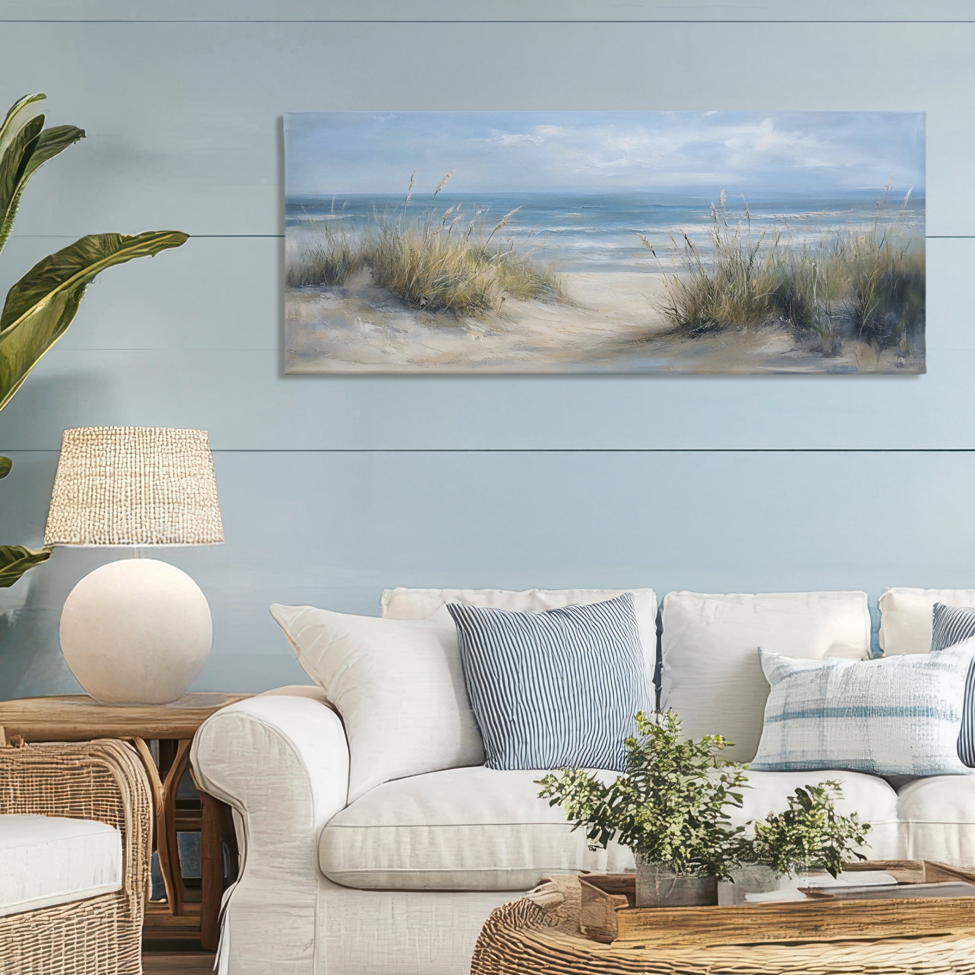 Stupell Industries Coastal Peace Dunes Canvas Wall Art, design by LSR Design Studio