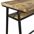 thumbnail image 6 of Yardi Yard 3-Piece Kitchen Counter Height Table Set with 4 Chairs, Rectangular Bar Table and Stools for Dining Room Bistro Pub Brown, 6 of 8