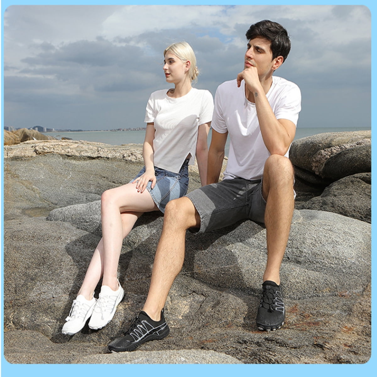 ChiVerve Hiking Barefoot Shoes for Women Men Breathable & Non-Slip Athletic Footwear Wide Toe Water Shoes,Designed for Walking,Running&Swimming
