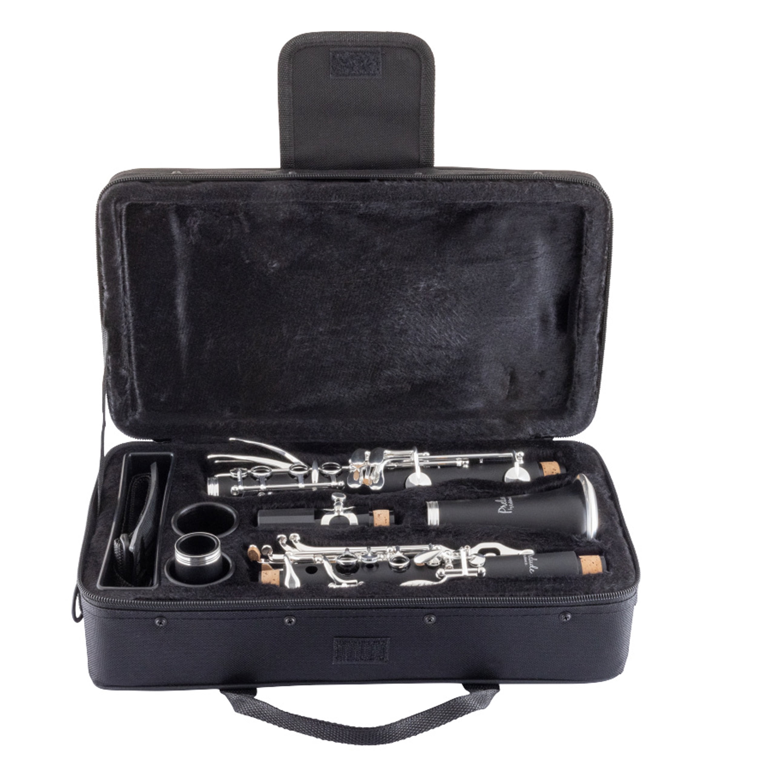 Prelude by Conn-Selmer PCL-111S Clarinet Outfit Silver Keys with Eb Key