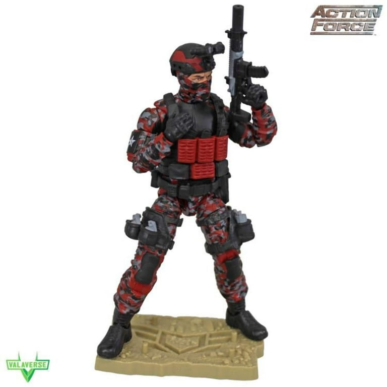 Action Force - Les Envahisseurs - Ombre Rouge Red Shadow Palitoy - Neuf