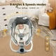thumbnail image 2 of Columpio eléctrico para bebés MelloBubbz con arnés de 5 puntos y Bluetooth, 2 of 9