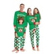 thumbnail image 1 of Vestido familiar con estampado de cervatillo en borde cruzado, traje verde para bebés, hombres y mujeres, vestido familiar para padres e hijos para Navidad, 1 of 5