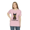 thumbnail image 5 of DJ Doberman Musician Dog Funny Unisex Jersey Short Sleeve Tee, 5 of 10
