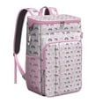 thumbnail image 1 of Funny Paw Print Cat Backpack Cooler – Leakproof Insulated Lunch Bag with Cute Cat Pattern for Outdoor Adventures & Work, 1 of 6
