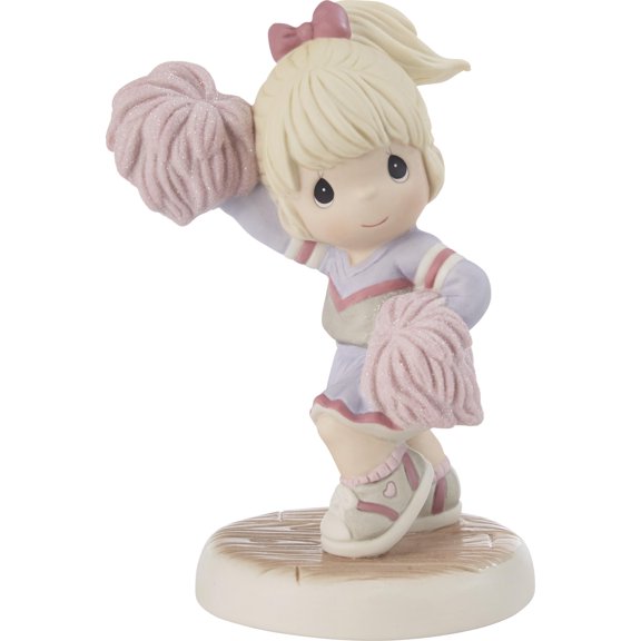 Girl Cheerleader Figurine - Blonde
