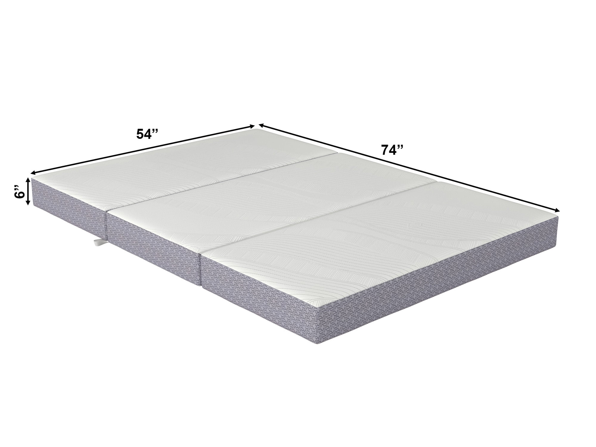 AFI CoolSoft 6" Full Folding Memory Foam Mattress