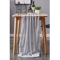 thumbnail image 4 of Coolmade 10ft Light Gray Chiffon Table Runner 29x120 Inches Romantic Wedding Runner Sheer Bridal Party Decorations, 4 of 7