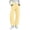 Yellow, variant on Wovilon Women's Vertical Striped Barrel Leg Pants with Elastic Waist and Button-Zip Front, Relaxed Fit Summer Casual Style for Travel and Everyday Wear