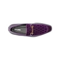 thumbnail image 4 of Stacy Adams Sprague Moc Toe Bit Slip On Shoes Purple 25732-542, 4 of 7