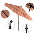 thumbnail image 2 of California Umbrella  11-Foot Round Aluminum, Crank Open Collar Tilt Patio Umbrella, Sunbrella Fabric Dolce Mango, 2 of 5