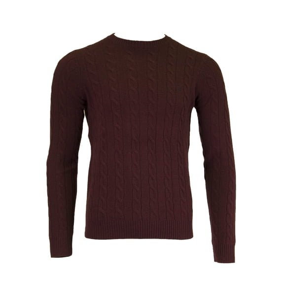 CLUBROOM Mens Burgundy Long Sleeve Crew Neck Pullover Sweater XXL