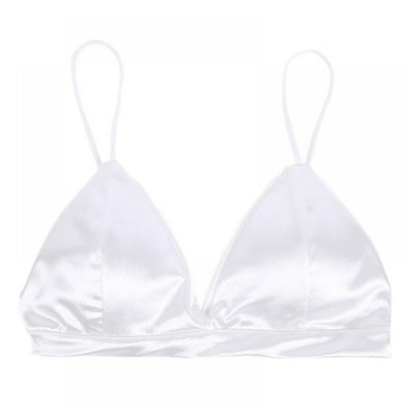 

Women Push Up Lace Bras Triangle Bralette Bra Crop Top Padded Lingerie Underwear