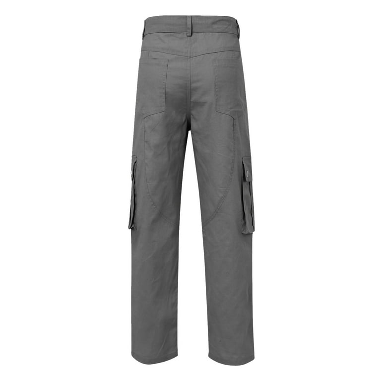 Peaskjp Cargo Work Pants for Men Men's Hiking Cargo Pants Tactical Pants Casual Golf Work Pants for Fishing Travel Camping (Dark Gray,3XL), Multicolor
