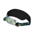thumbnail image 2 of Fotbe Surfing Turtle Visera Deportiva con Diseño, Gorra Abierta Ajustable de Algodón para Mujer y Hombre, 2 of 7