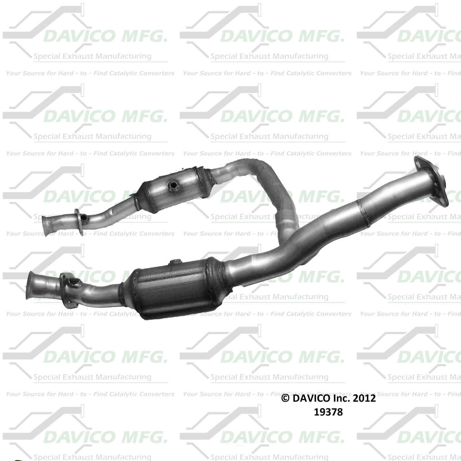 Davico Mfg 19378 Direct-Fit Catalytic Converter