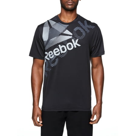Reebok Men's and Big Men's Active Short Sleeve Performance Tee, up to Size 3XL