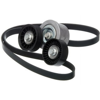 Serpentine Belt Tensioner For Mitsubishi, Jeep, Dodge, Chrysler - 2-Mounting Hole Aluminum & Thermoplastic Design