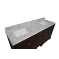 thumbnail image 5 of Madison 72" Double Bathroom Vanity with Chocolate Cabinet and Carrara Marble Top, 5 of 7