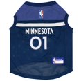 thumbnail image 1 of Pets First NBA Minnesota Timberwolves Dog Jersey, Large - Tank Top Basketball Pet Jersey, 1 of 4