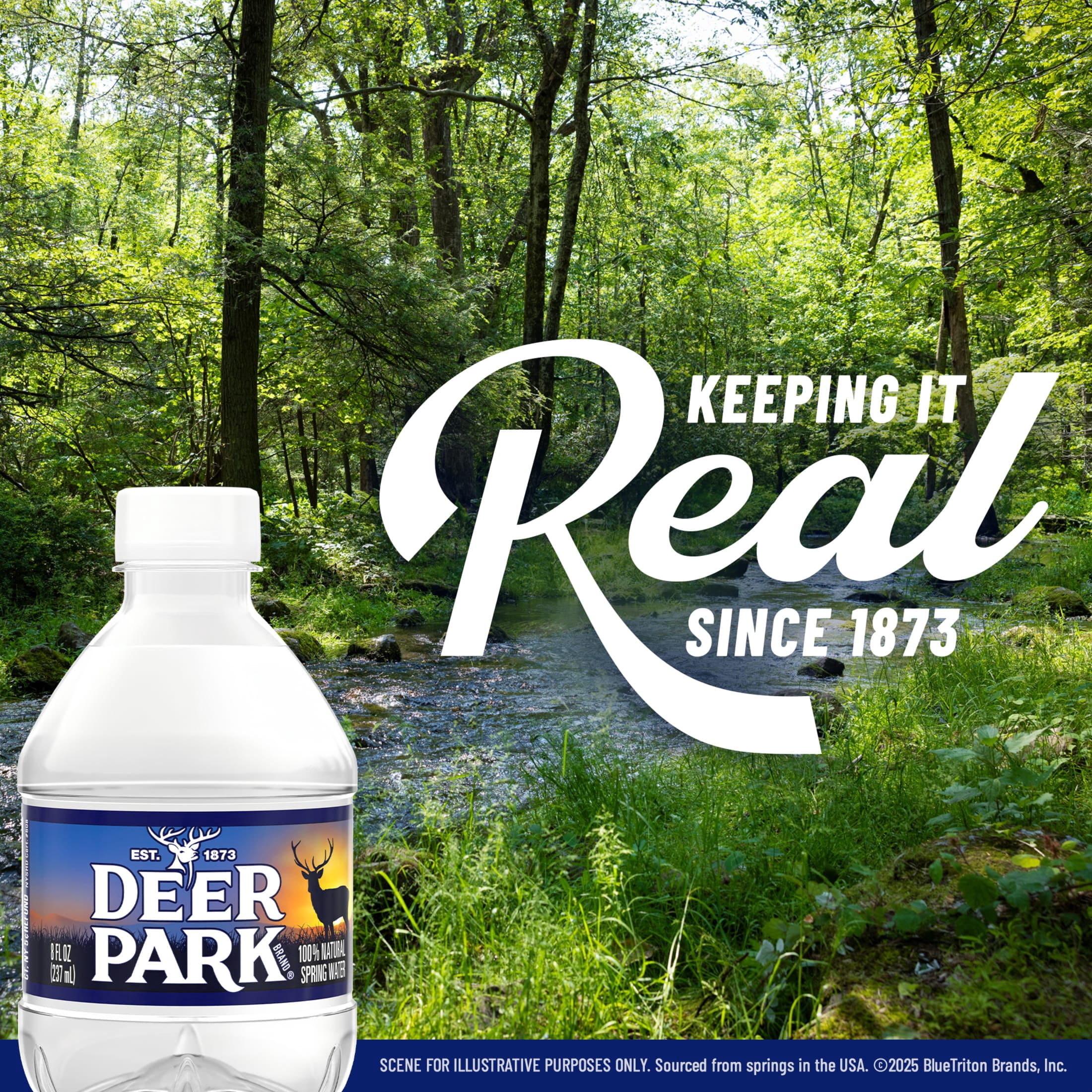 Deer Park Spring Water, 8 Fl Oz, 48-Pack Plastic Bottles