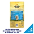thumbnail image 3 of Nature's Recipe Grain Free Puppy Dry Dog Food Chicken, Sweet Potato & Pumpkin, 4 lb Bag, 3 of 11