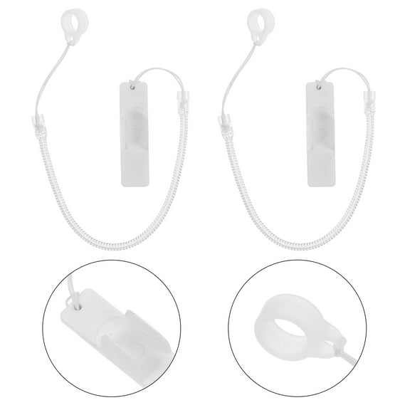 Soimiss Back to School Adhesive Sponge Stylus Pen Leash White 2Set 9.8In
