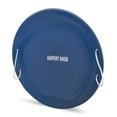 thumbnail image 6 of Slippery Racer ProDisc 26 Inch Metal Saucer Sled with Rope Handles, Blue, 6 of 9