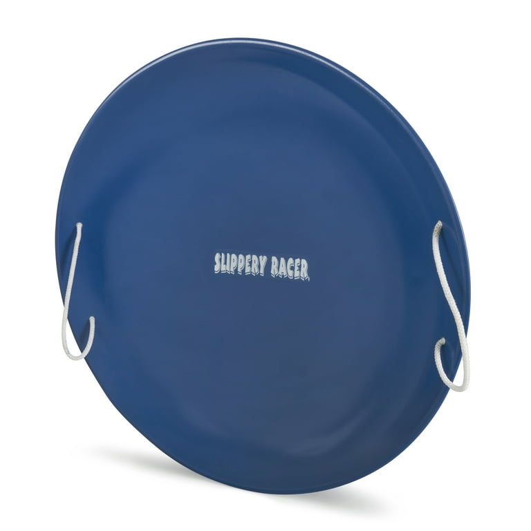 Slippery Racer ProDisc 26 Inch Round Metal Sled for Kids and