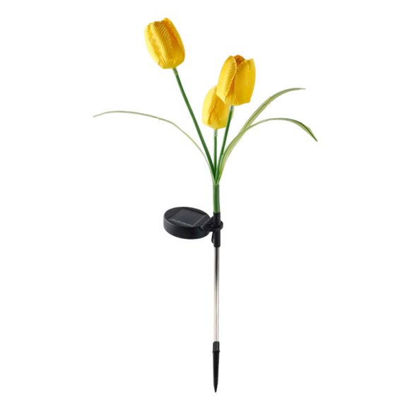 TIELUTT 1 Pce Lampe Solaire à Piquet de Sol en Forme de Fleur Facile à Utiliser Lampe de Lecture à Pince Couvre-Tête d'Arroseur Guirlande Lumineuse à Piles avec Minuterie Ampoules Intelligentes Compatibles Lumière Solaire Extérieure