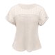thumbnail image 4 of Camiseta de manga corta lisa con aberturas para mujer: transpirable, cuello redondo, poliéster y spandex, tallas S-XXL, 4 of 6