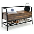 thumbnail image 1 of Costway Banc à Chaussures Industriel avec Organisateur à Gaz Premium et Boîte de Rangement Cachée, 1 of 10